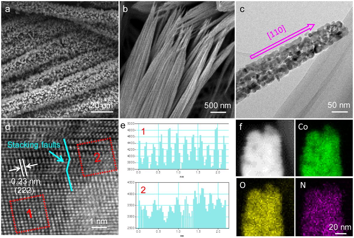 Adv. Mater.: 氮掺杂Co3O4介孔纳米线阵列作为柔性固态锌空电池的高效阴极材料
