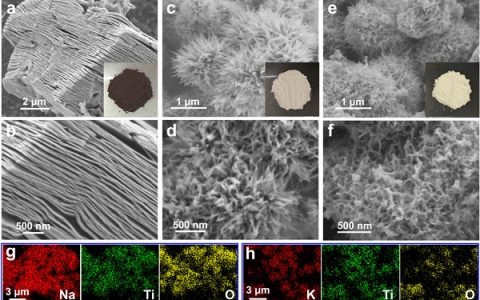 大连化学物理所ACS Nano:合成钠/钾钛酸盐衍生物和Ti3C2 MXene 纳米带结构提高钠/钾离子电池性能