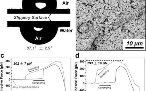 AFM: 超润滑Slippery轨道用于水下气体操控