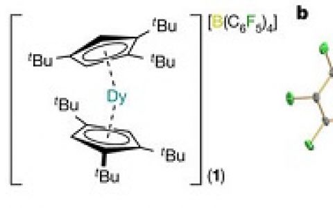 Nature重磅:近液氮温度的单分子磁性存储器合成!