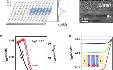 Science Advances:目前最高性能的单层有机薄膜晶体管