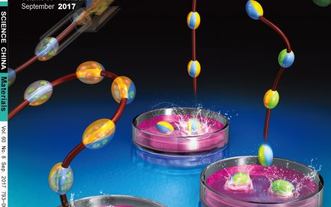 SCIENCE CHINA Materials 2017年第9期封面文章:微流控制备仿佛珠微载体用于细胞培养研究