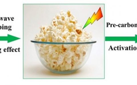 来自爆米花的灵感:多孔碳纳米片助力高容量超级电容器
