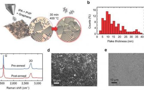 Adv. Funct. Mater.:喷墨印刷制备大面积柔性少层石墨烯热电材料
