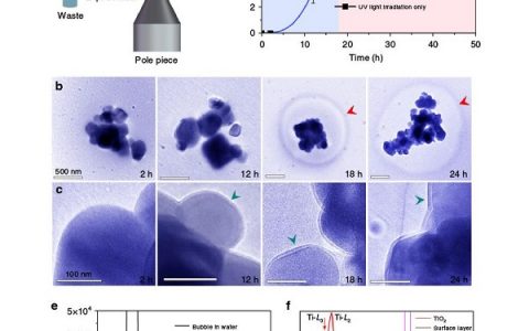 Nat. Commun.:原位液体电镜观察锐钛矿型TiO2光催化产氢的演变