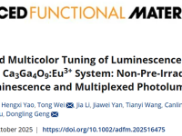 中国民航大学魏通团队AFM:Er3+介导压电发光多色调控:非预辐照ML与多路复用PL