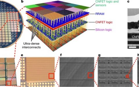 Nature重磅：在单一芯片上实现计算与数据存储的三维集成！