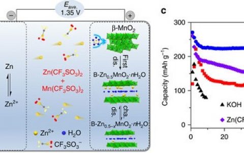 南开大学陈军教授Nature子刊：高能量密度、高功率密度可充水系锌锰电池