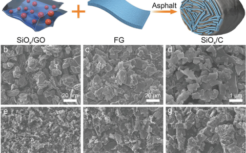 中科院化学所郭玉国&殷雅侠Adv. Funct. Mater.： 类石墨结构的SiOx/C用作高性能锂离子电池负极材料