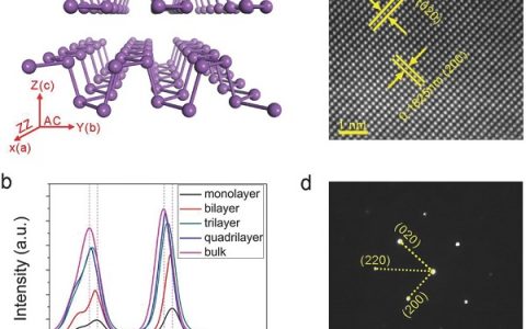 中科院半导体所魏钟鸣研究员Adv. Funct. Mater.：一种新型2D元素半导体——黑砷及其厚度依赖输运特性